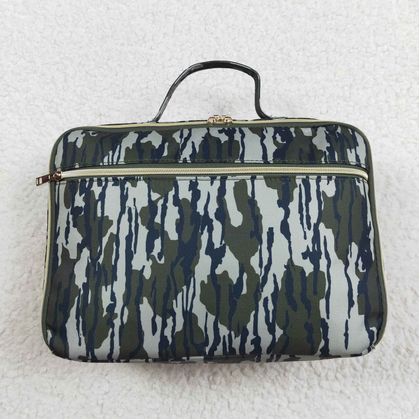 BA0228 boys camo Lunch Box 13.8 x 9.9 x 3.9 inches