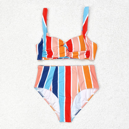 S0338 Adult stripe swimsuit