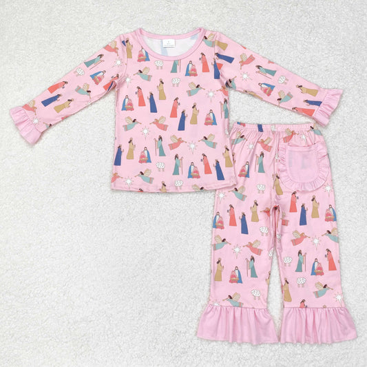 GLP1278 Girls Jesus pajamas