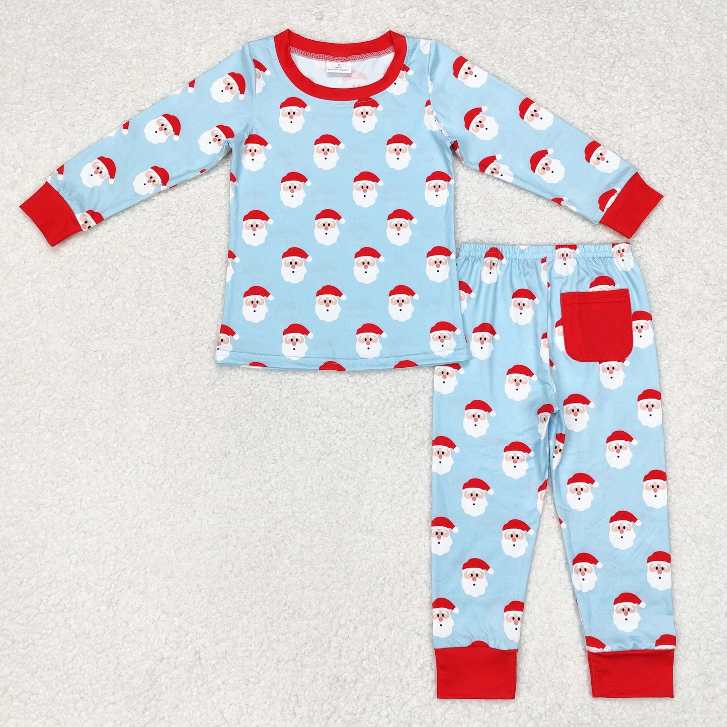 BLP0523 Boys Christmas santa pajamas