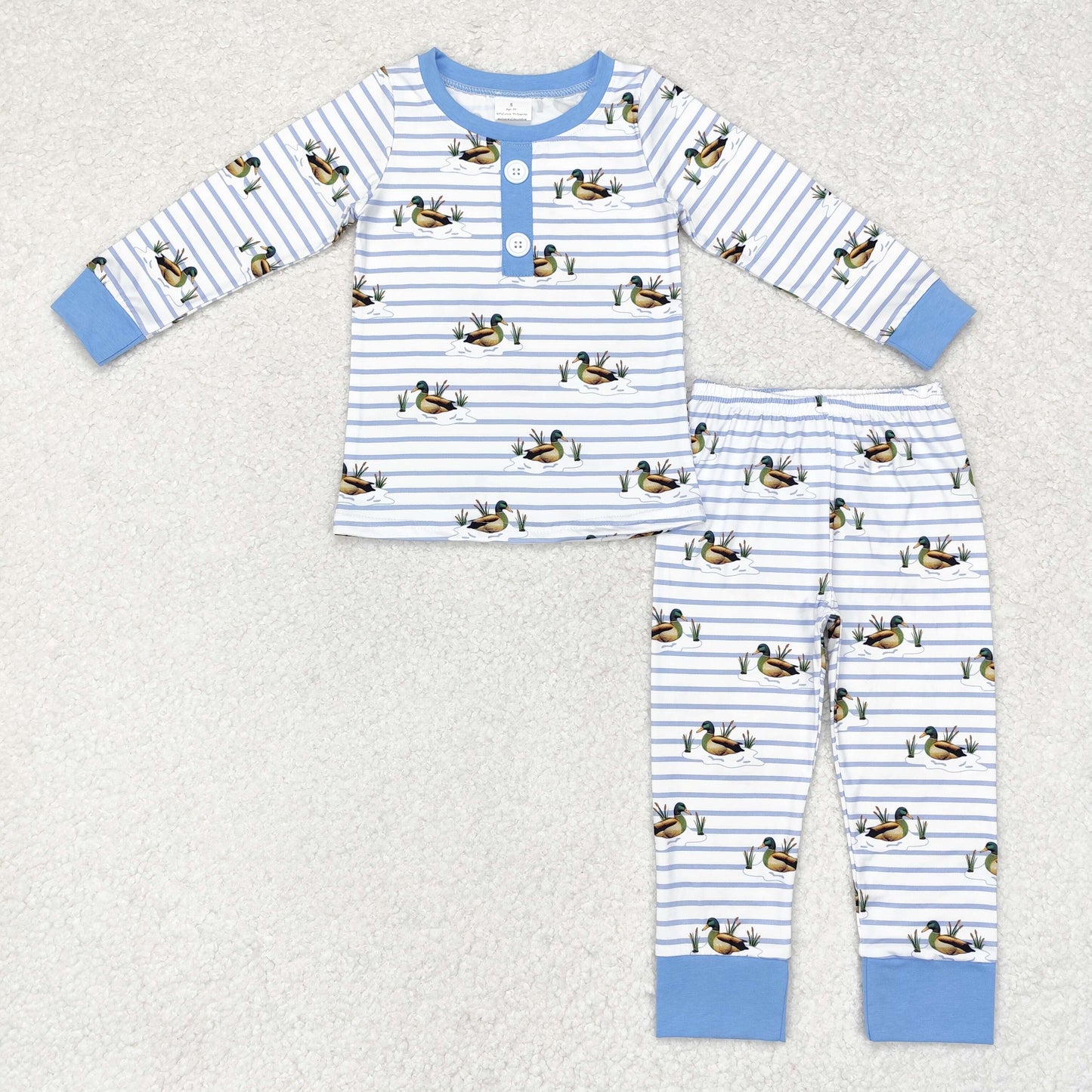 BLP0554 Boys Duck pajamas