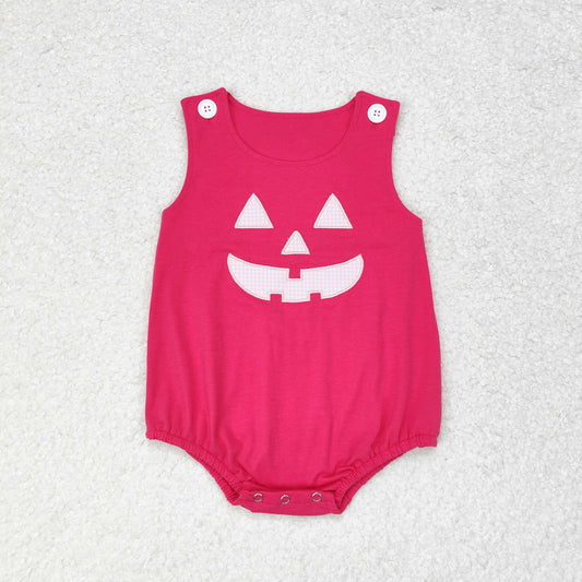 SR1925 Baby girls Halloween romper embroidery