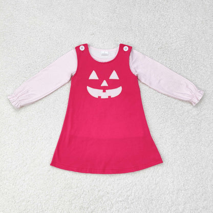 GLD0576 Girls Halloween Dress embroidery 2pcs