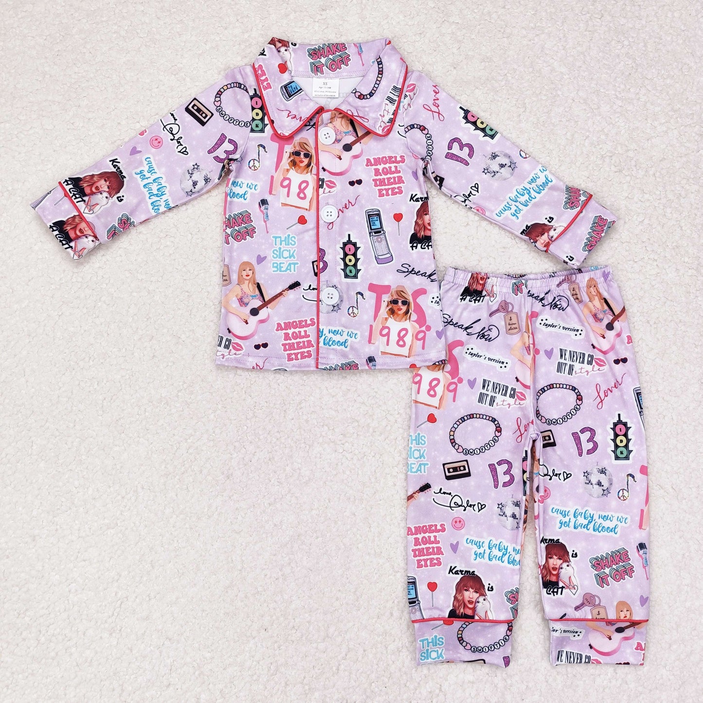 GLP1338 Girls Singer pajamas