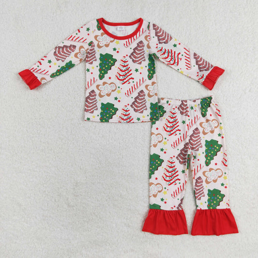 GLP1321 Girls Christmas pajamas