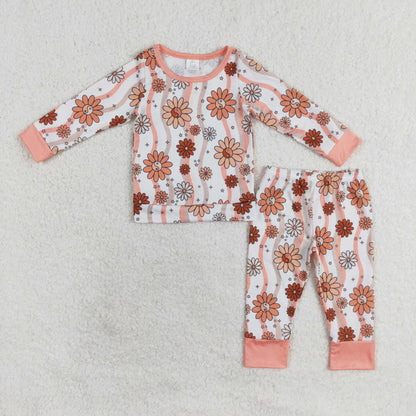 GLP1356 Girls floral pajamas