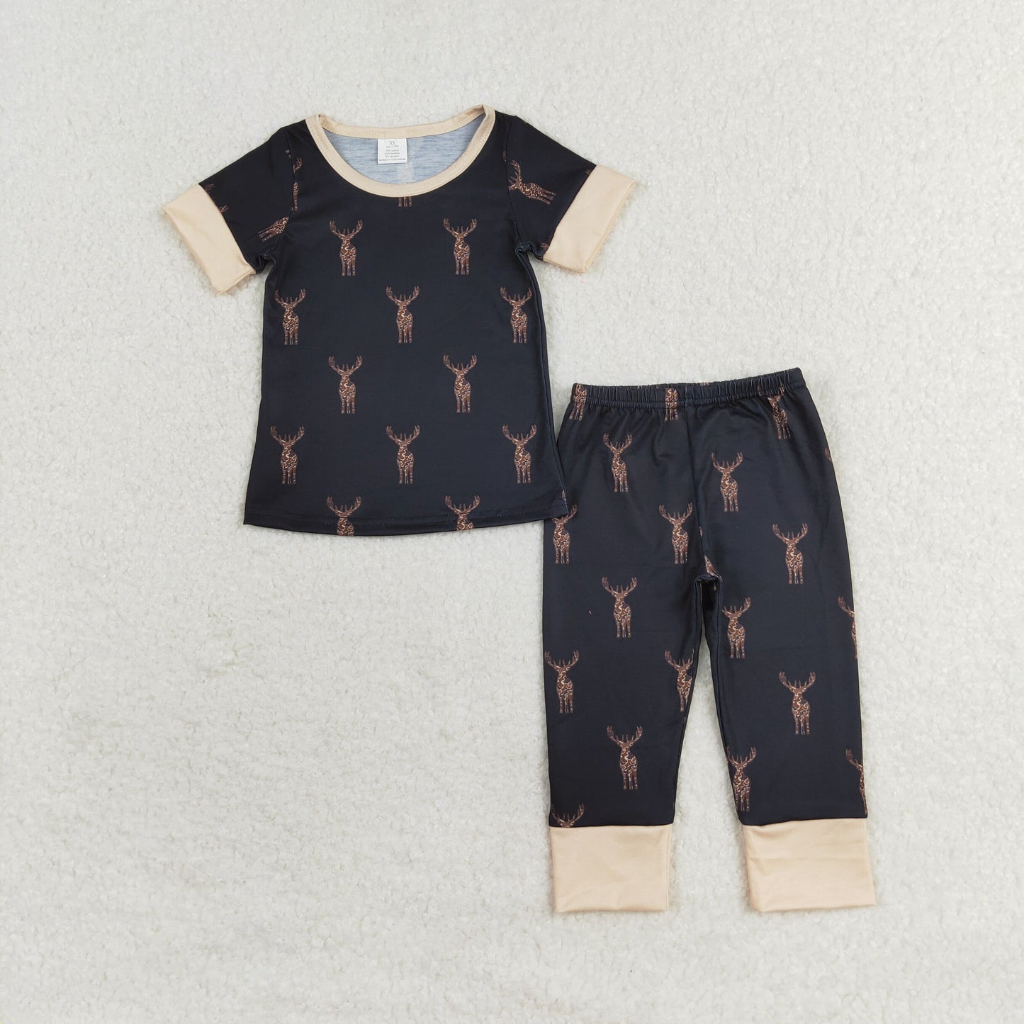 BSPO0440 Boys deer pajamas bamboo