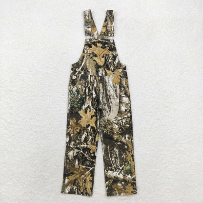 P0533 baby boys hunting camo denim overall