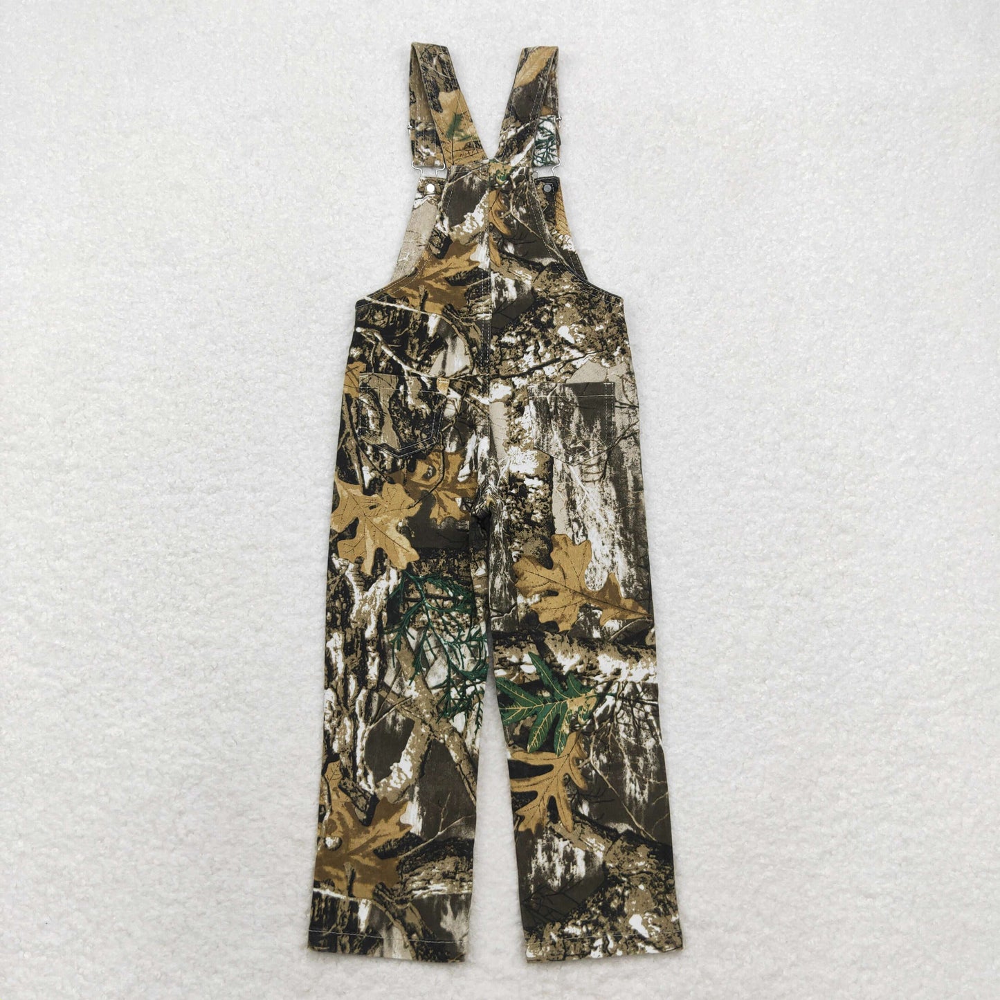 P0533 baby boys hunting camo denim overall