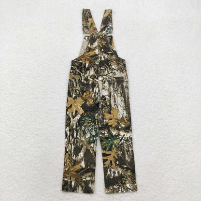 P0533 baby boys hunting camo denim overall