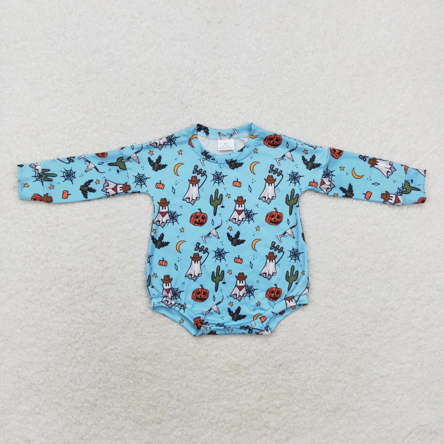 LR1449 Baby boys cowboy romper