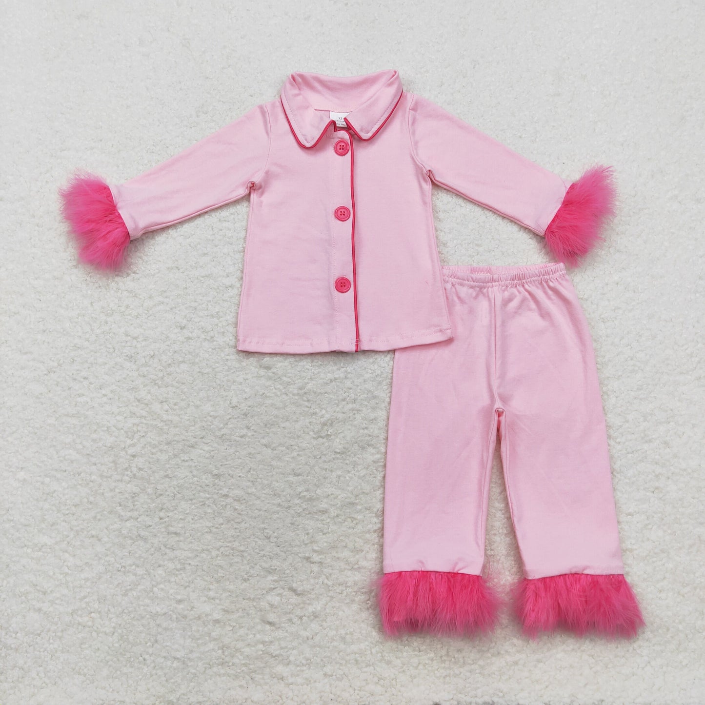 GLP1255 Girls Pink pajamas