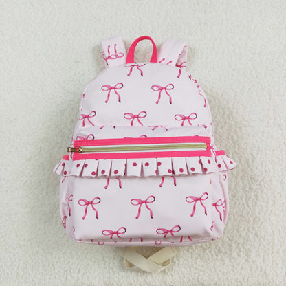 BA0233 baby bow pink backpack 10*13.9*4.5 INCHES