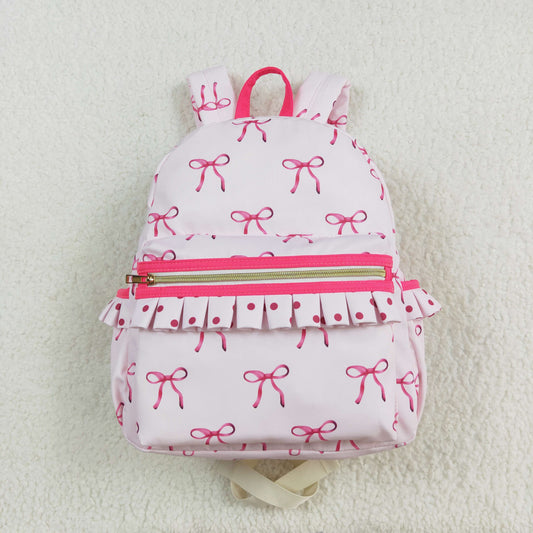 BA0233 baby bow pink backpack 10*13.9*4.5 INCHES