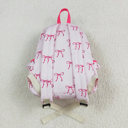 BA0233 baby bow pink backpack 10*13.9*4.5 INCHES