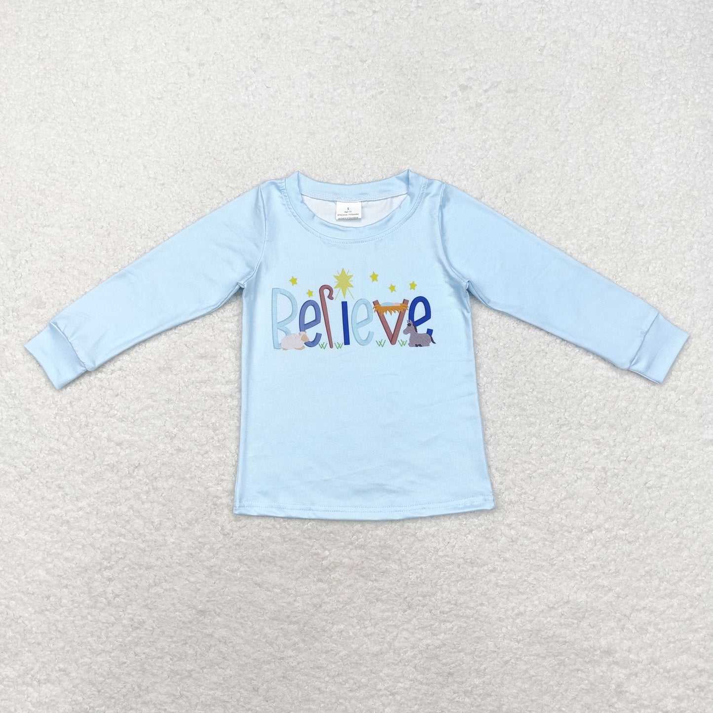 BT0775 Boys believe long sleeves Top