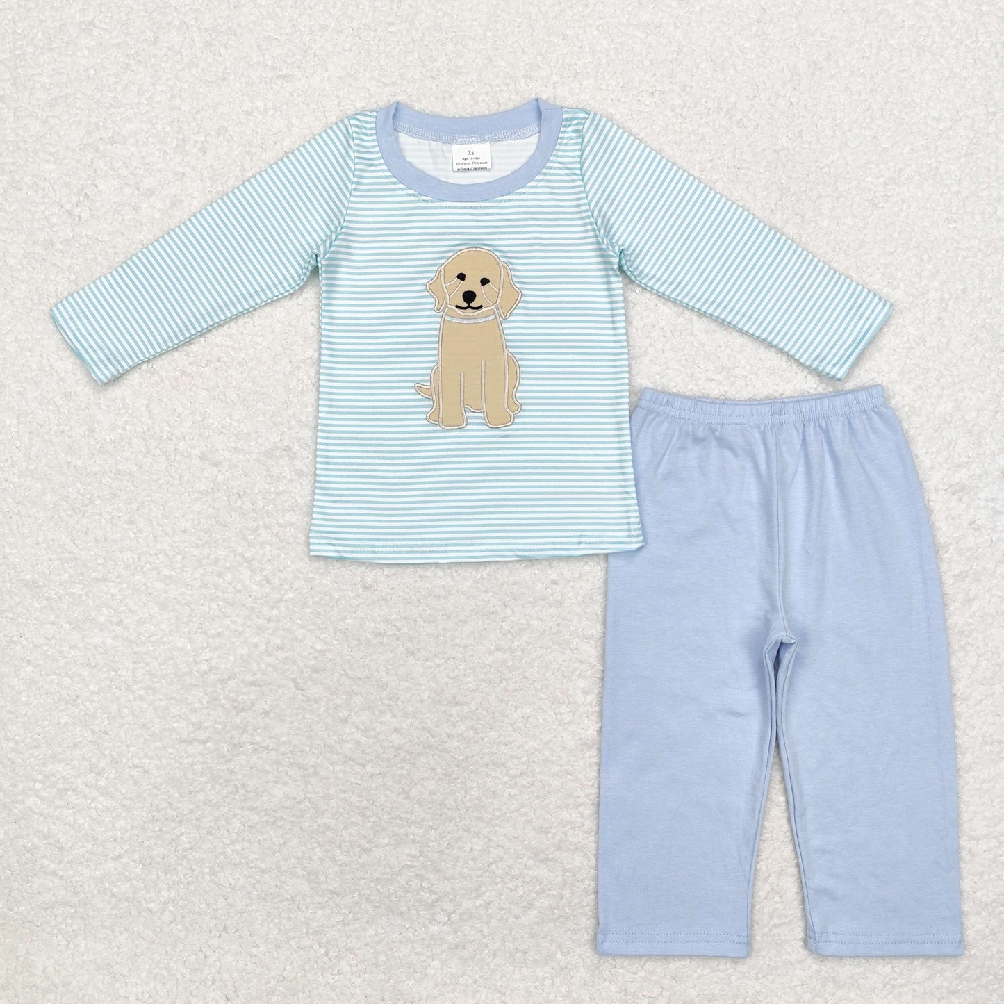 BLP0592 Boys dog outfits embroidery