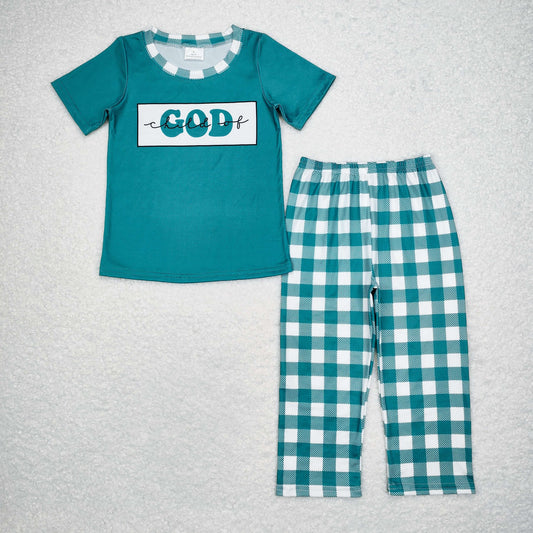 BSPO0462 CHILD OF GOD green boy clothing