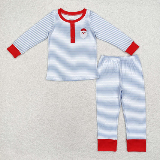 BLP0677 Boys Christmas pajamas embroidery