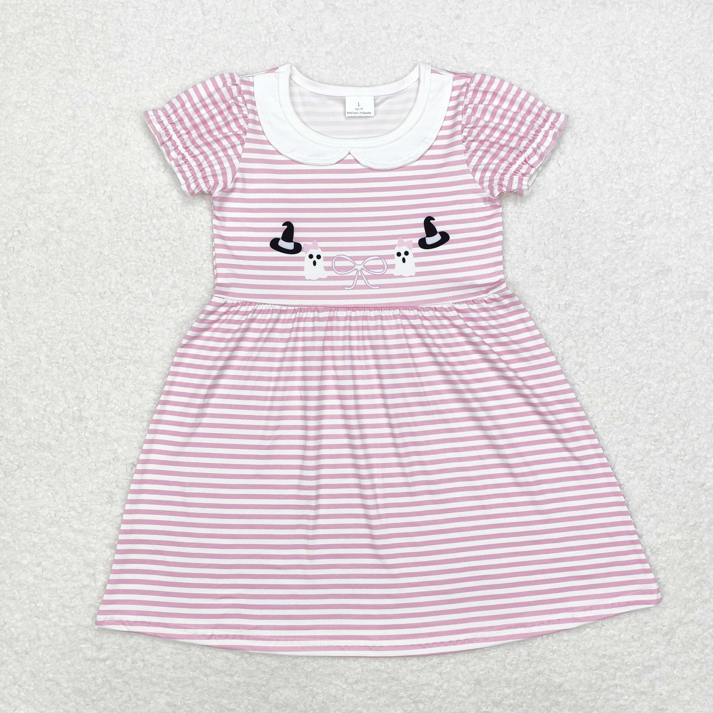 GSD1362 Girls pink ghost Dress