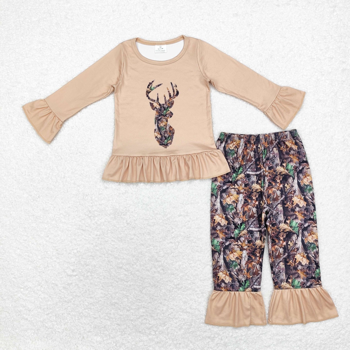 GLP1408 Girls camo deer outfits