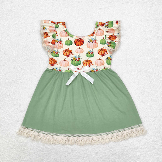 GSD1326 Girls pumpkin Dress