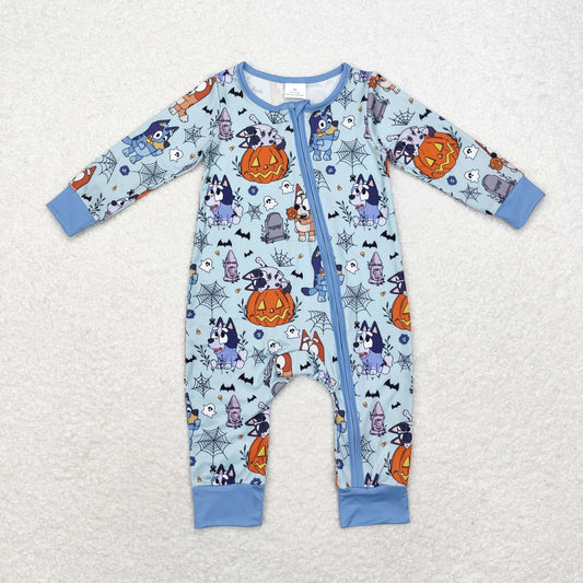 LR1482 long sleeves Halloween dog girl sleeper