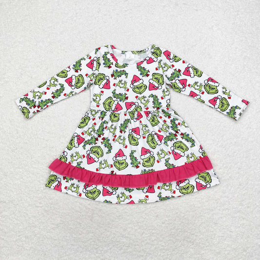 GLD0651 Girls Christmas Dress