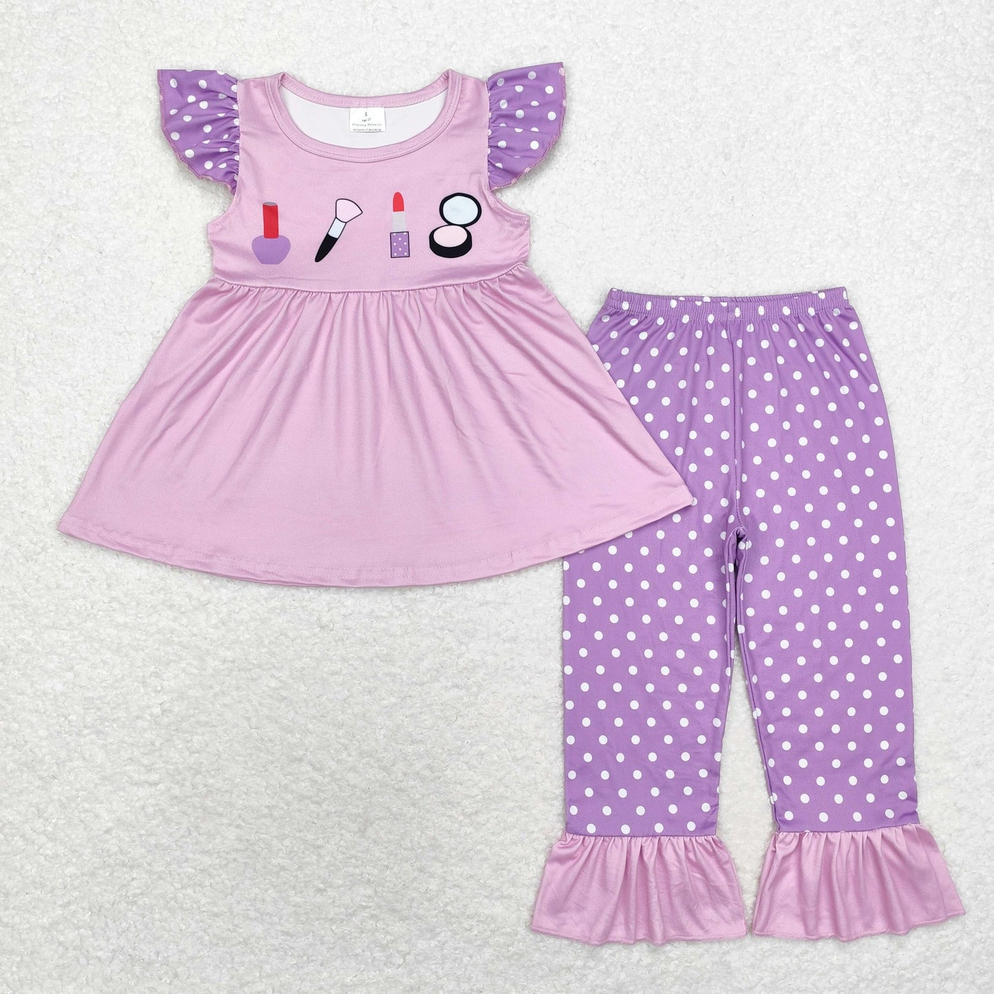 GSPO1682 MAKE UP purple outfits girls clothing