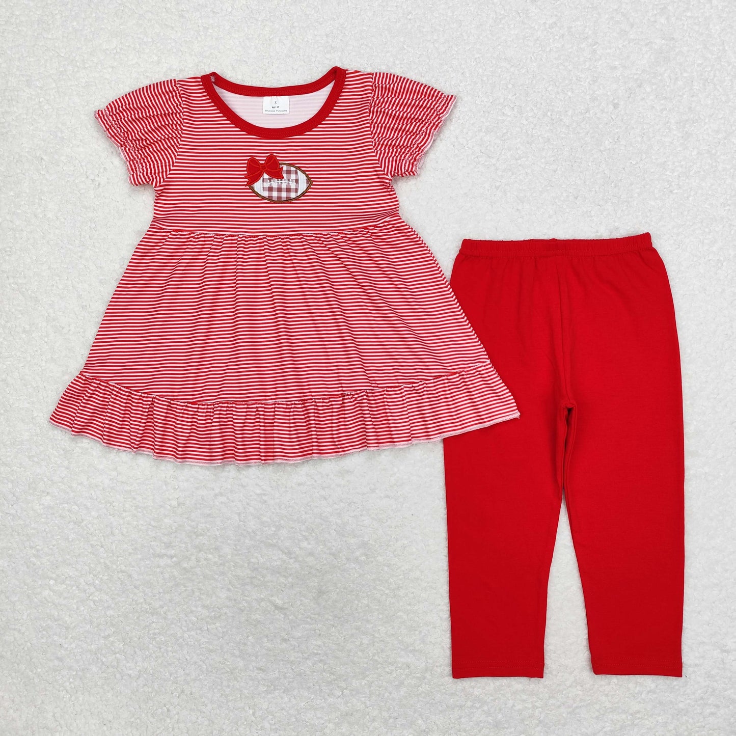 GSPO1675 football  girls outfits embroidery