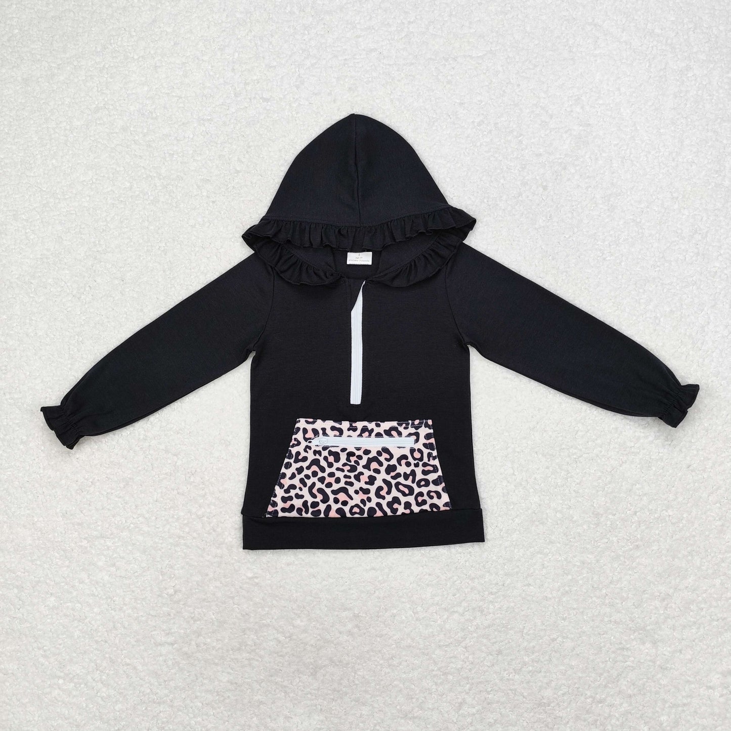 GT0624 Girls black Pullover