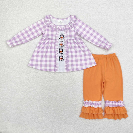 GLP1434 long sleeve Halloween ghost girls outfits embroidery