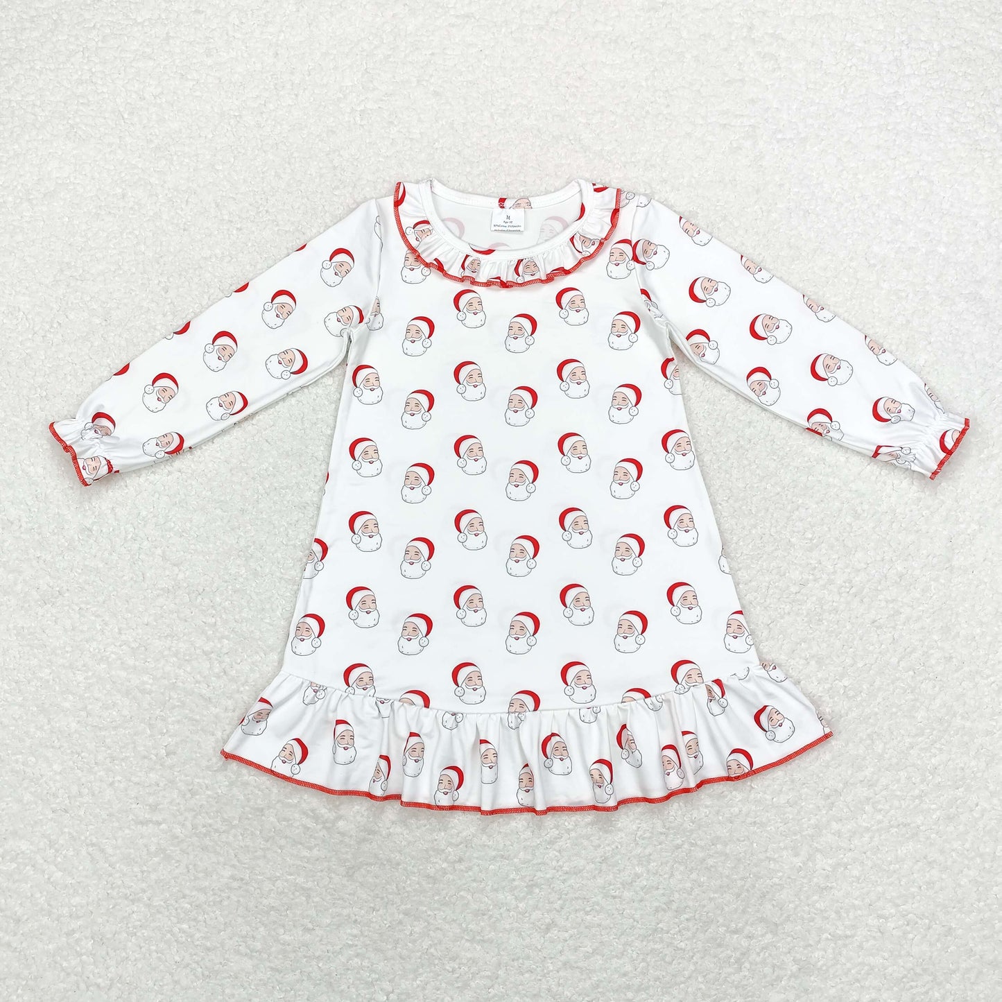 GLD0742 baby Girls Christmas santa Dress