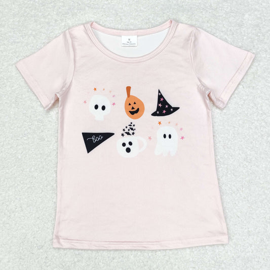 GT0698 Girls Halloween T-Shirt Short Sleeves