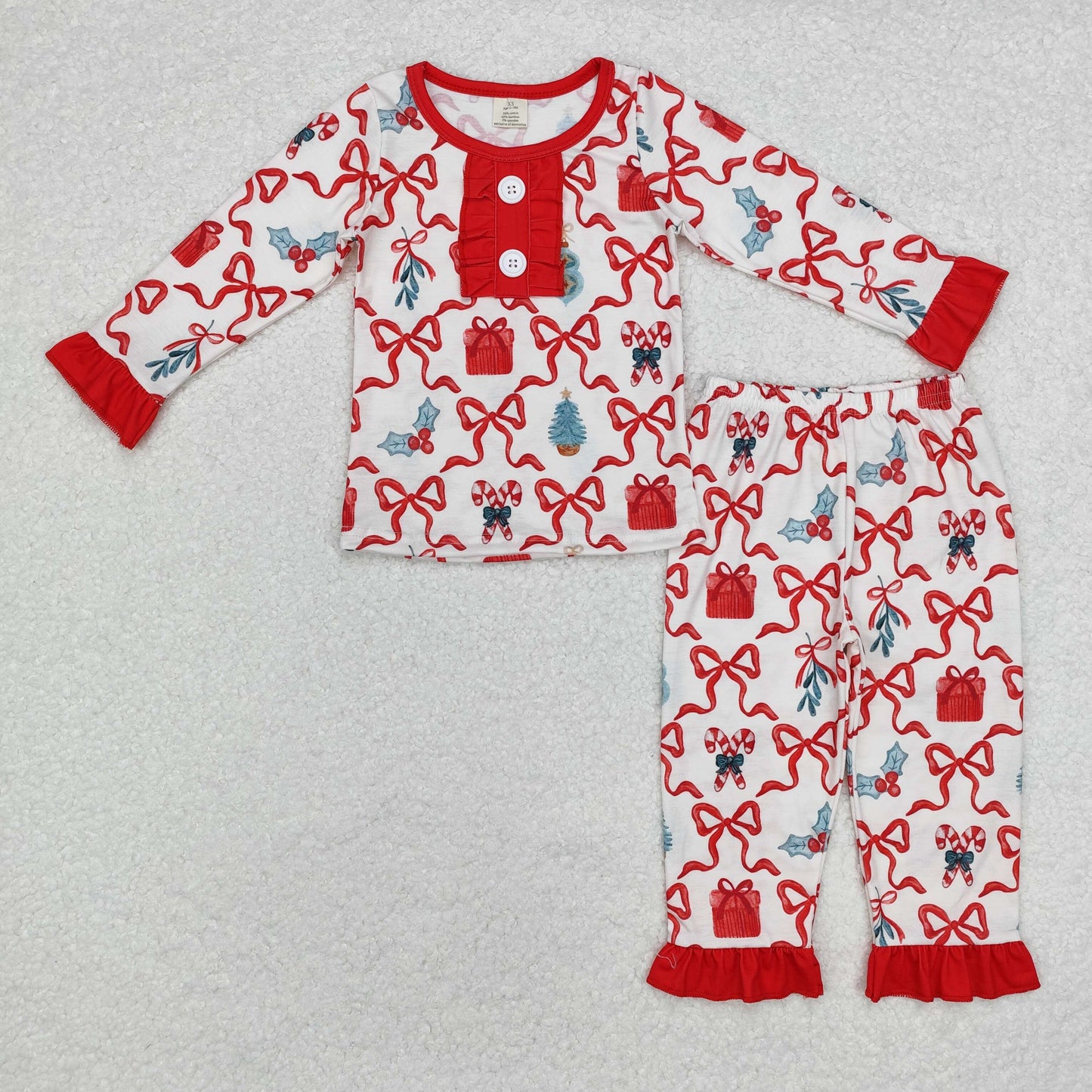 GLP1201 Girls Christmas pajamas