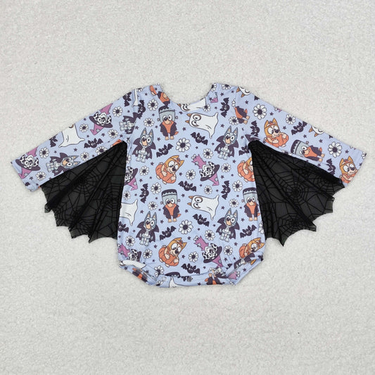 LR1341 Baby girls cartoon Halloween romper