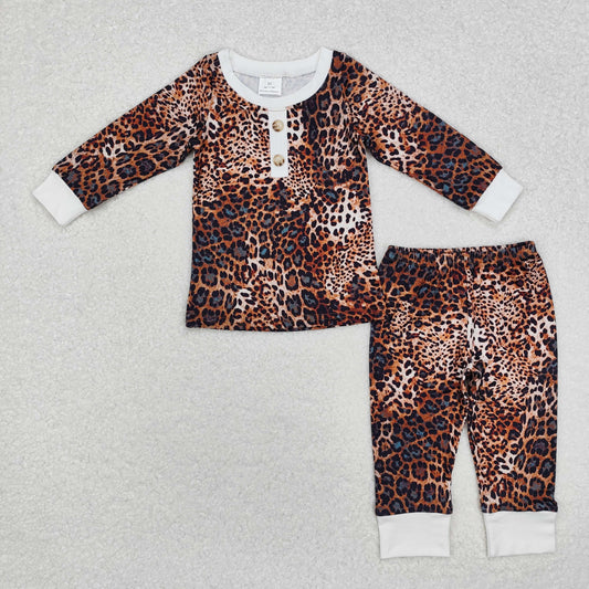 GLP1014 Girls leopard pajamas