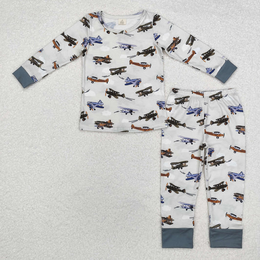 BLP0647 Boys Airplane pajamas