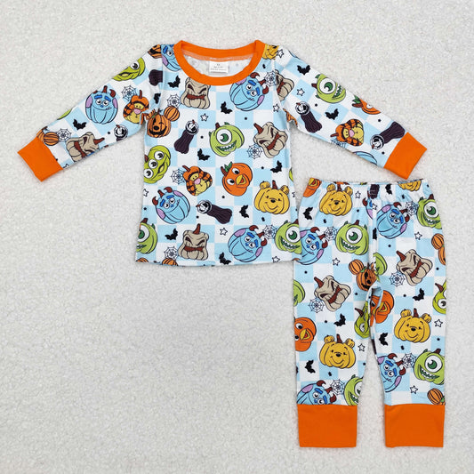 BLP0809 baby Boys Halloween monster pajamas