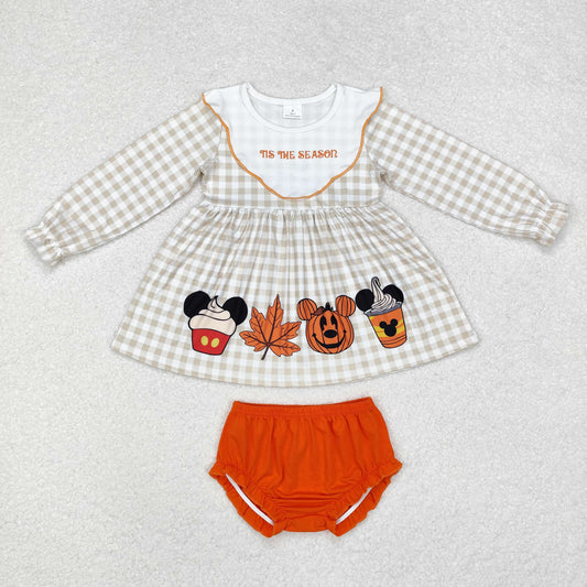 GBO0442 Girls pumpkin Bummies Set