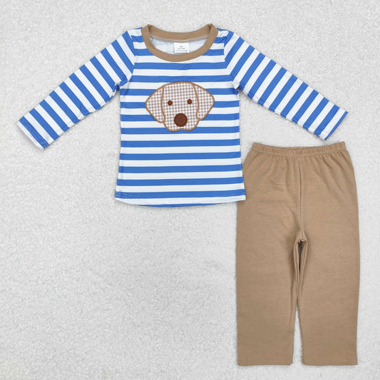 BLP0478 Boys Dog outfits embroidery