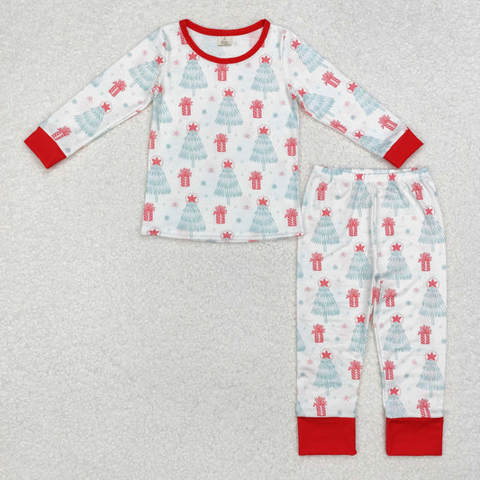 BLP0818 baby Boys Christmas tree pajamas