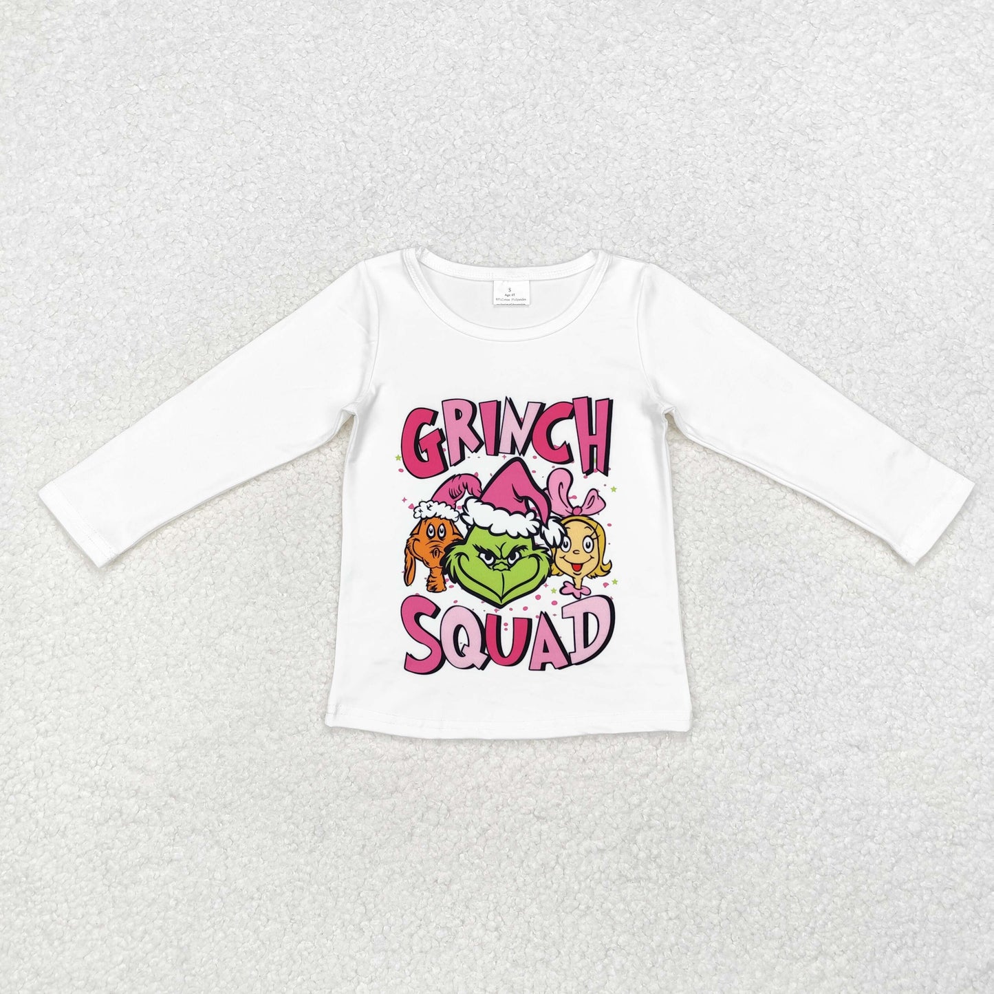 GT0757 Girls Christmas long sleeves clothing