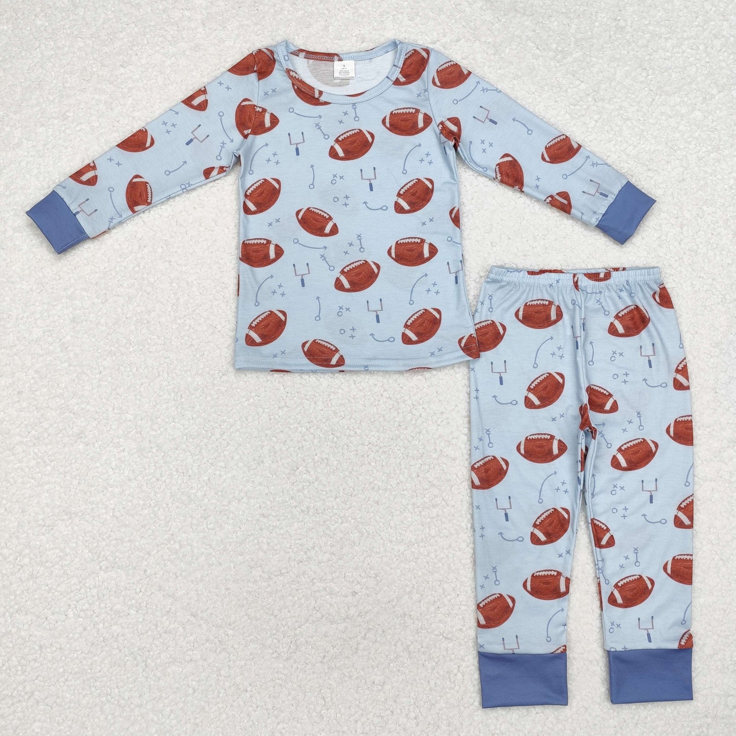 BLP0740 baby Boys football pajamas