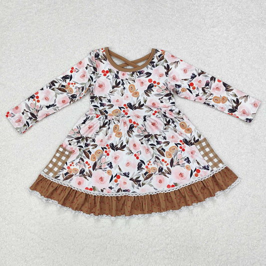 GLD0530 Girls Floral Dress