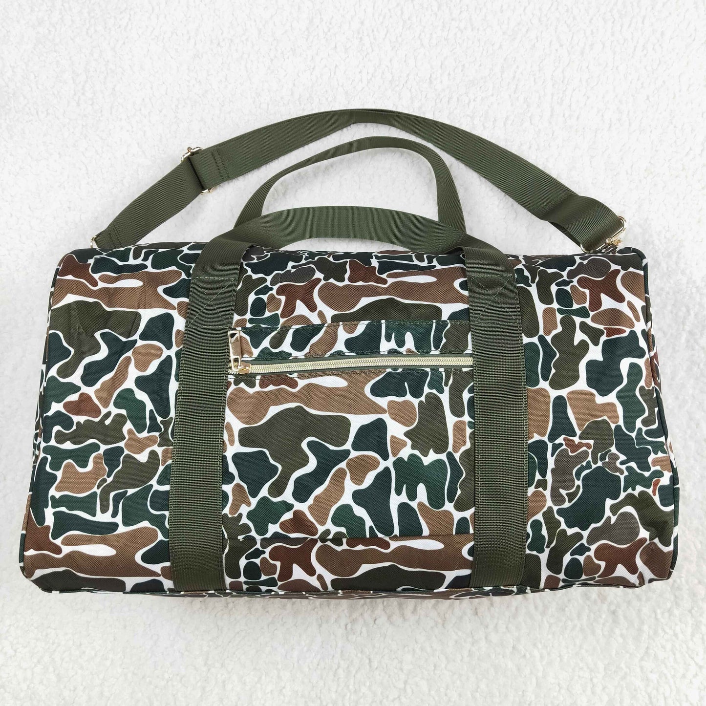 BA0264 CAMO Duffle Bag 18.5x11.2x7.9 inches