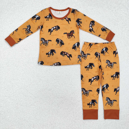 BLP0899 baby Boys horse pajamas