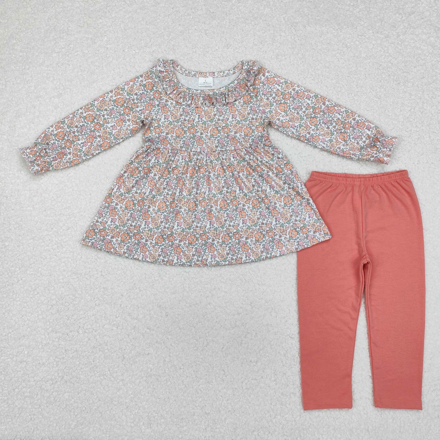 GLP1388 Girls pink floral outfits