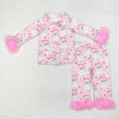 GLP1900 baby girls long sleeves Christmas pajamas