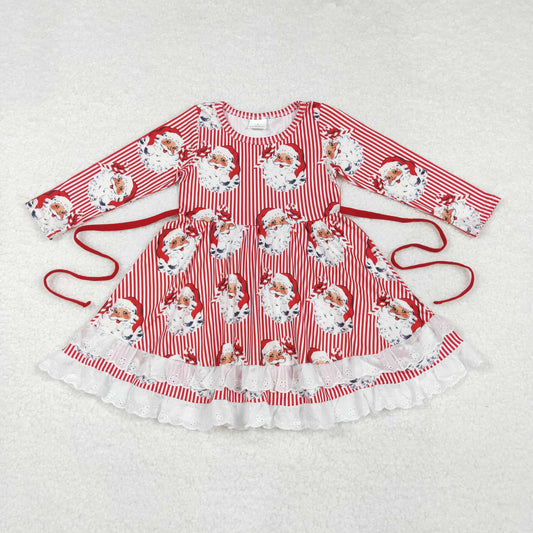 GLD0786 baby Girls Christmas santa Dress